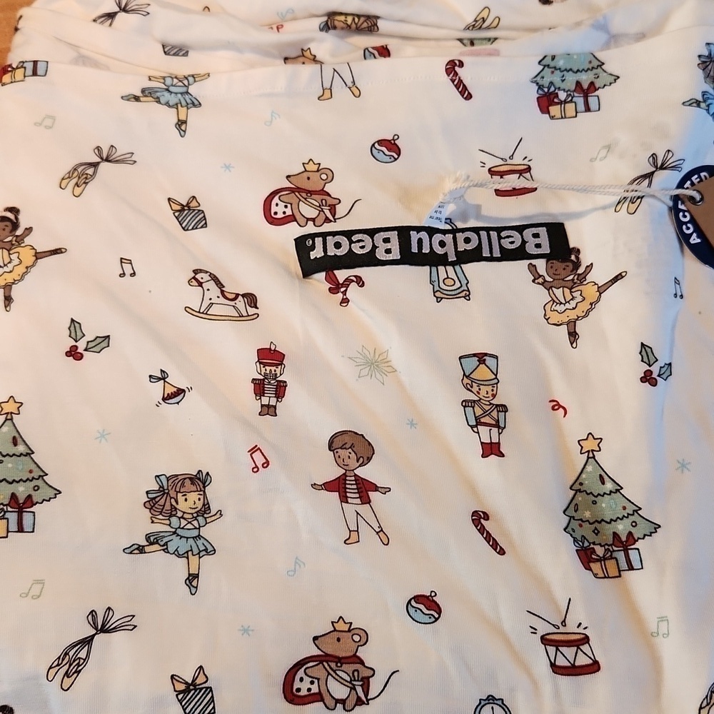 Bellabu Bear Swaddle Blanket only Nutcracker